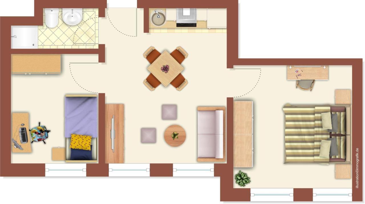Hellinghaus Fewo 1 Wellenreiter Apartment Wyk auf Föhr Екстериор снимка